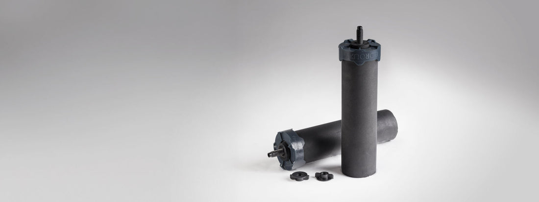 BOROUX foundation™ black filters made from a specialized blend of activated carbon