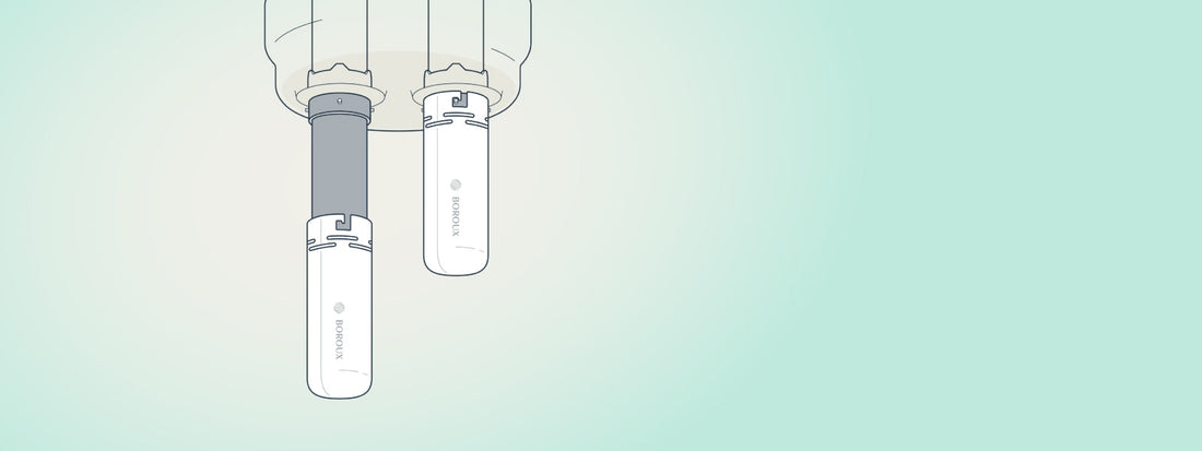 BOROUX Proactive Fluoride Filter Kit reducing fluoride from your tap water