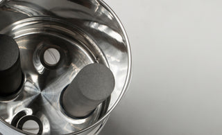 Black BOROUX filters in a legacy water filter system