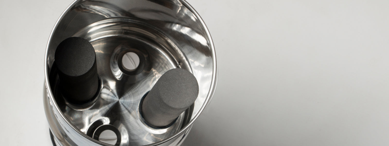 Black BOROUX filters in a legacy water filter system