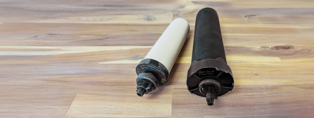White Ceramic vs Black Carbon Filters