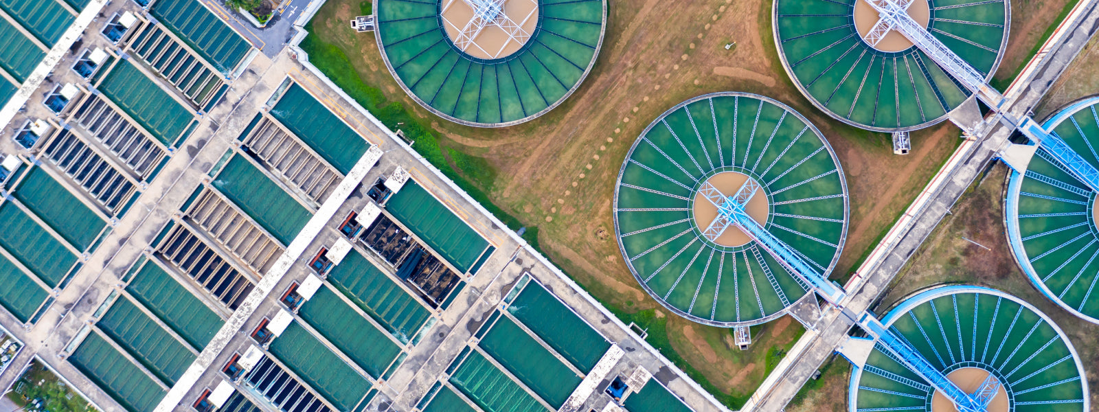 Water treatment plant disinfection water