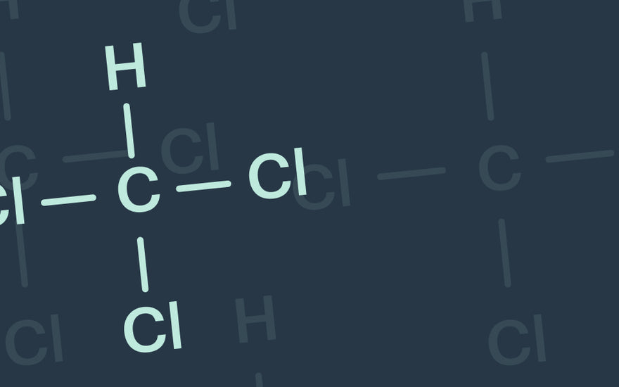 Chloroform chemical composition being filtered out by BOROUX water filters