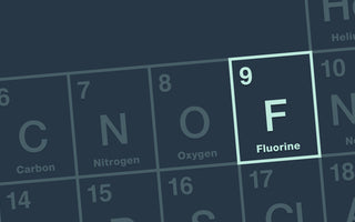 Elemental table highlighting fluorine