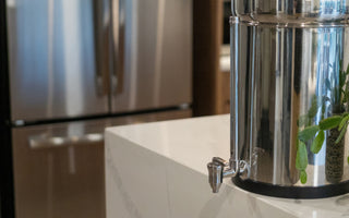 New BOROUX water level spigot on kitchen counter top