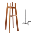 1.8-Gallon Wood Floor Stand and Water Level Spigot Bundle