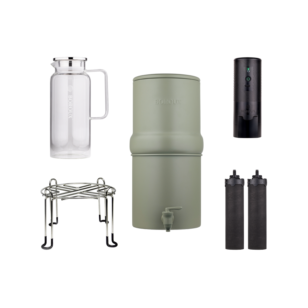 1.8-Gallon Stainless Stand Holiday Bundle