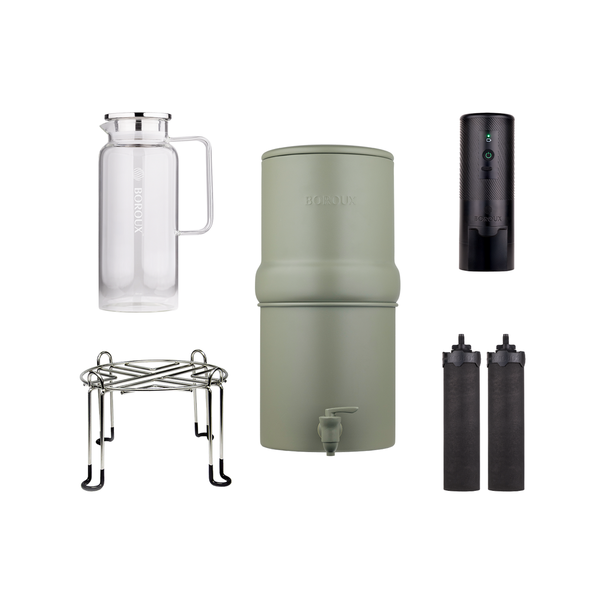 1.8-Gallon Stainless Stand Holiday Bundle