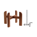 1.8-Gallon Wood Stand and Water Level Spigot Bundle