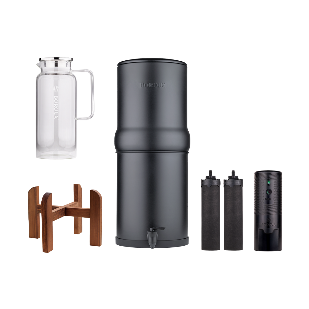 3-Gallon Wood Stand Holiday Bundle