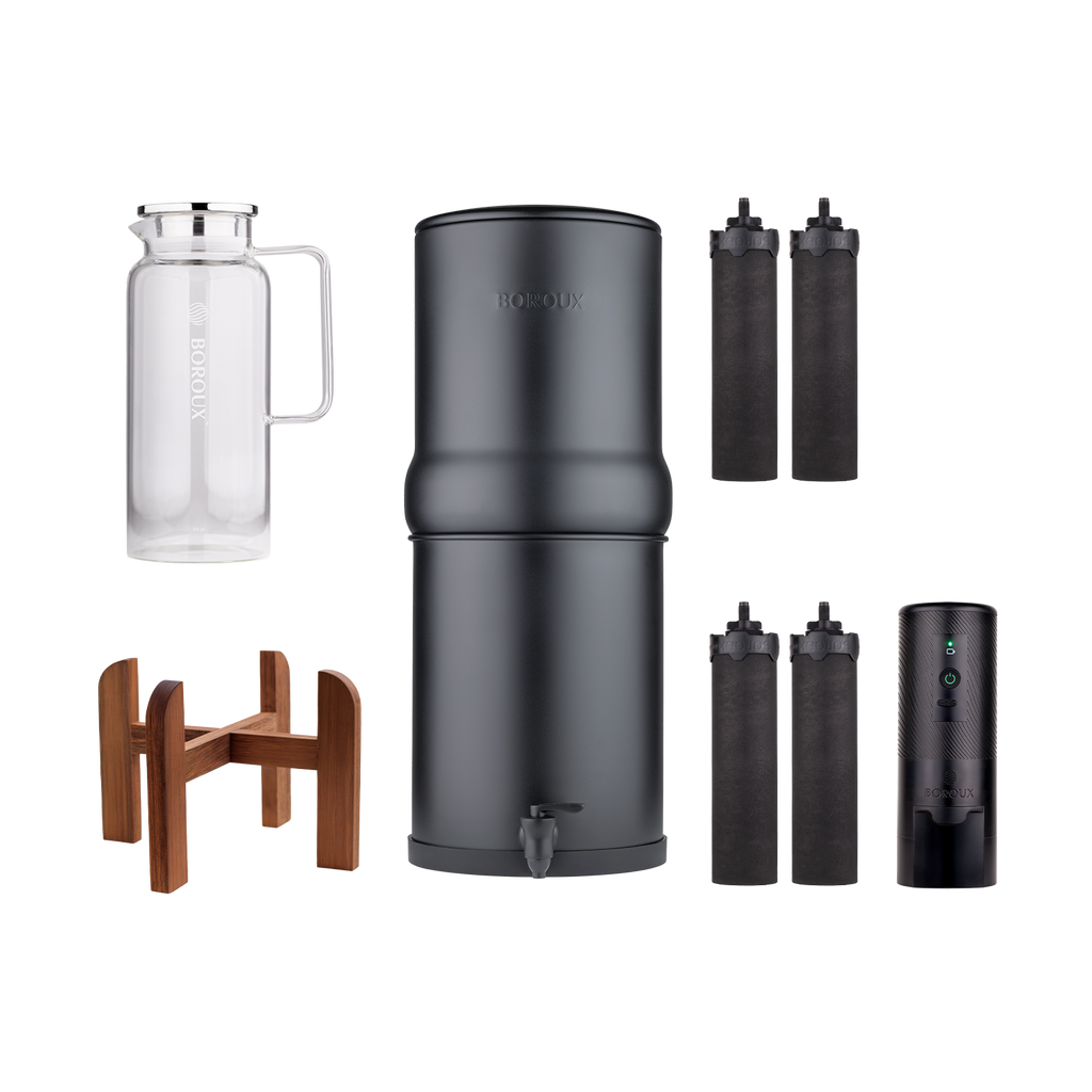 3-Gallon Wood Stand Holiday Bundle