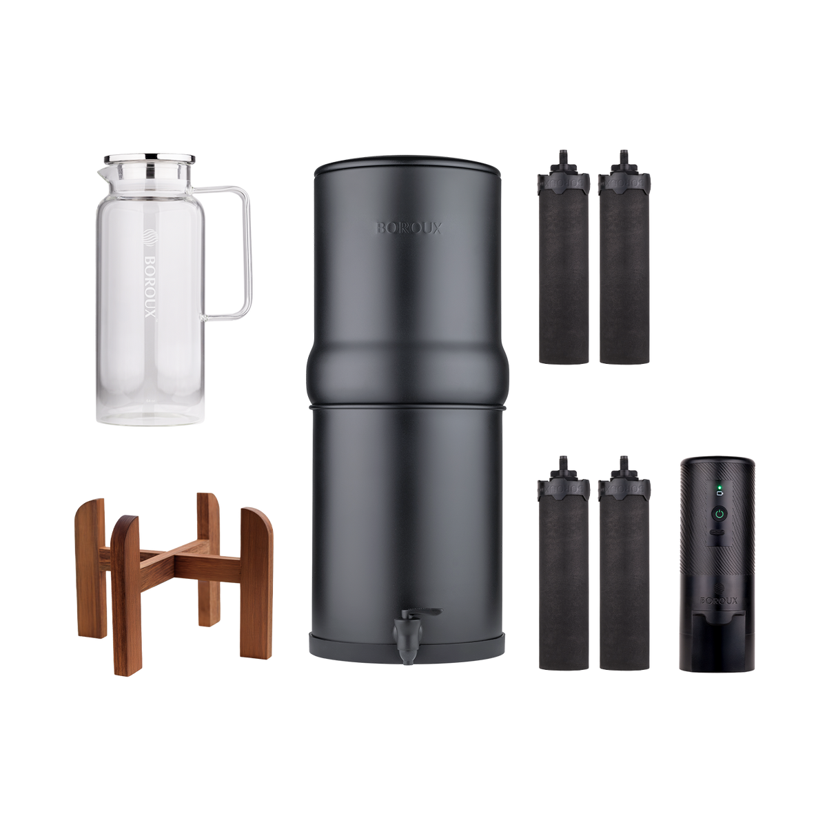 3-Gallon Wood Stand Holiday Bundle