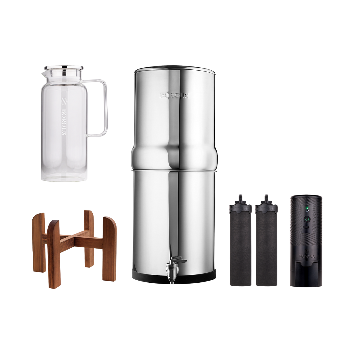 3-Gallon Wood Stand Holiday Bundle