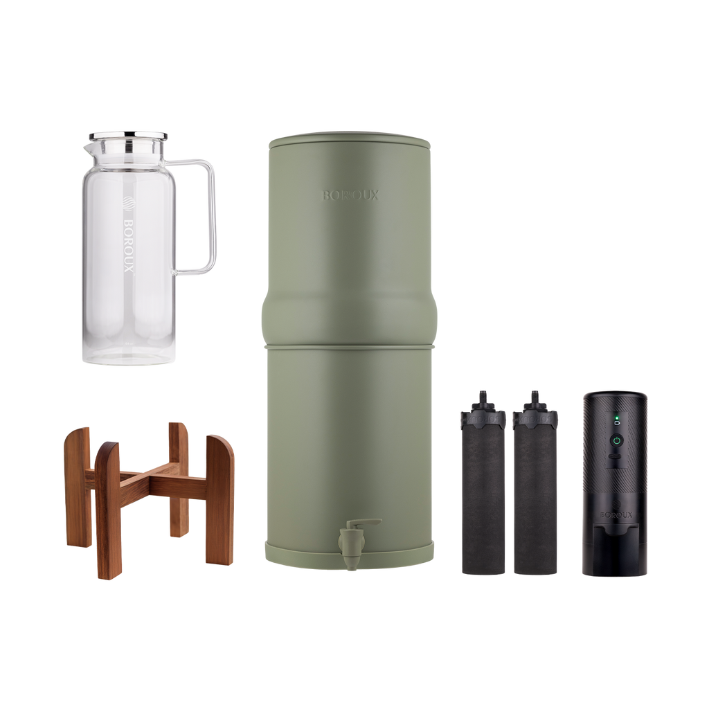 3-Gallon Wood Stand Holiday Bundle