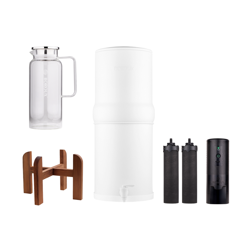 3-Gallon Wood Stand Holiday Bundle