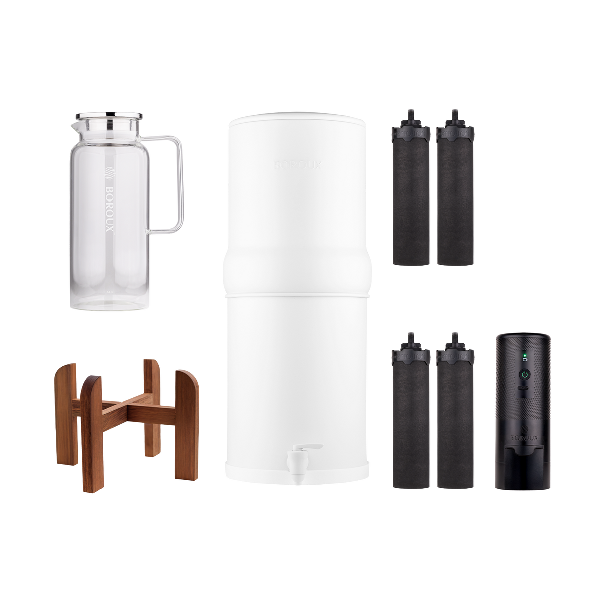 3-Gallon Wood Stand Holiday Bundle