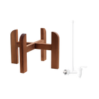 3-Gallon Wood Stand and Water Level Spigot Bundle