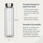 Glass Water Bottle - 1L