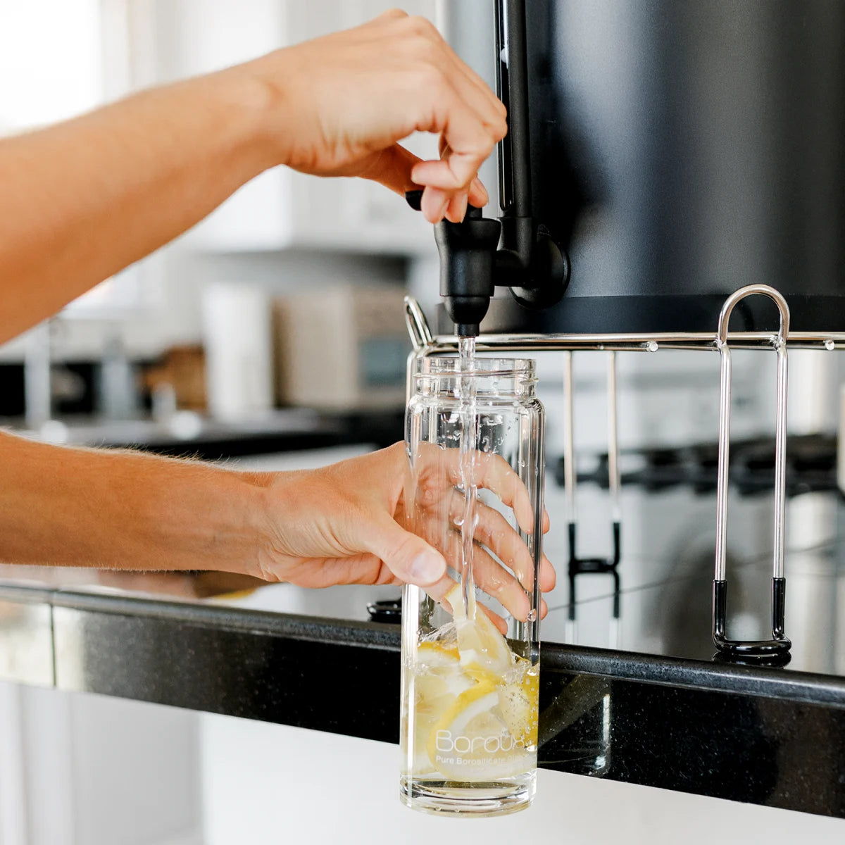 Glass Water Bottle