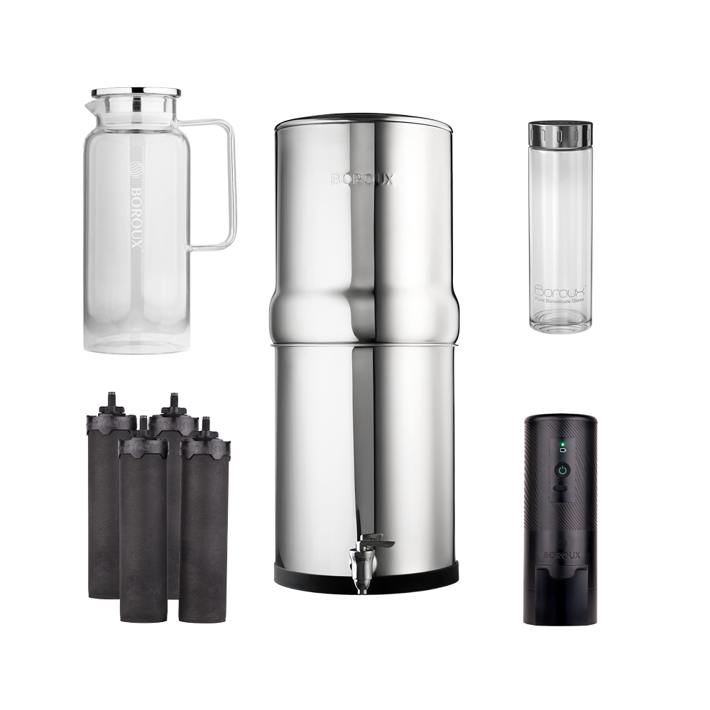 BOROUX 3-Gallon Water Filter Summer Bundle