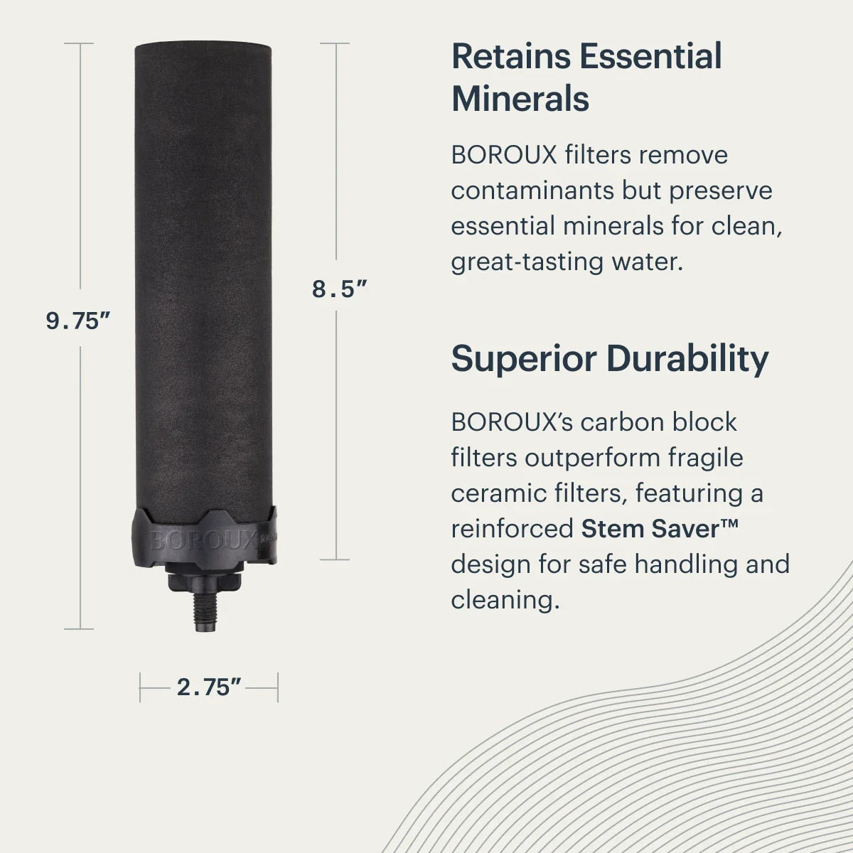 BOROUX Foundation® Black Filters