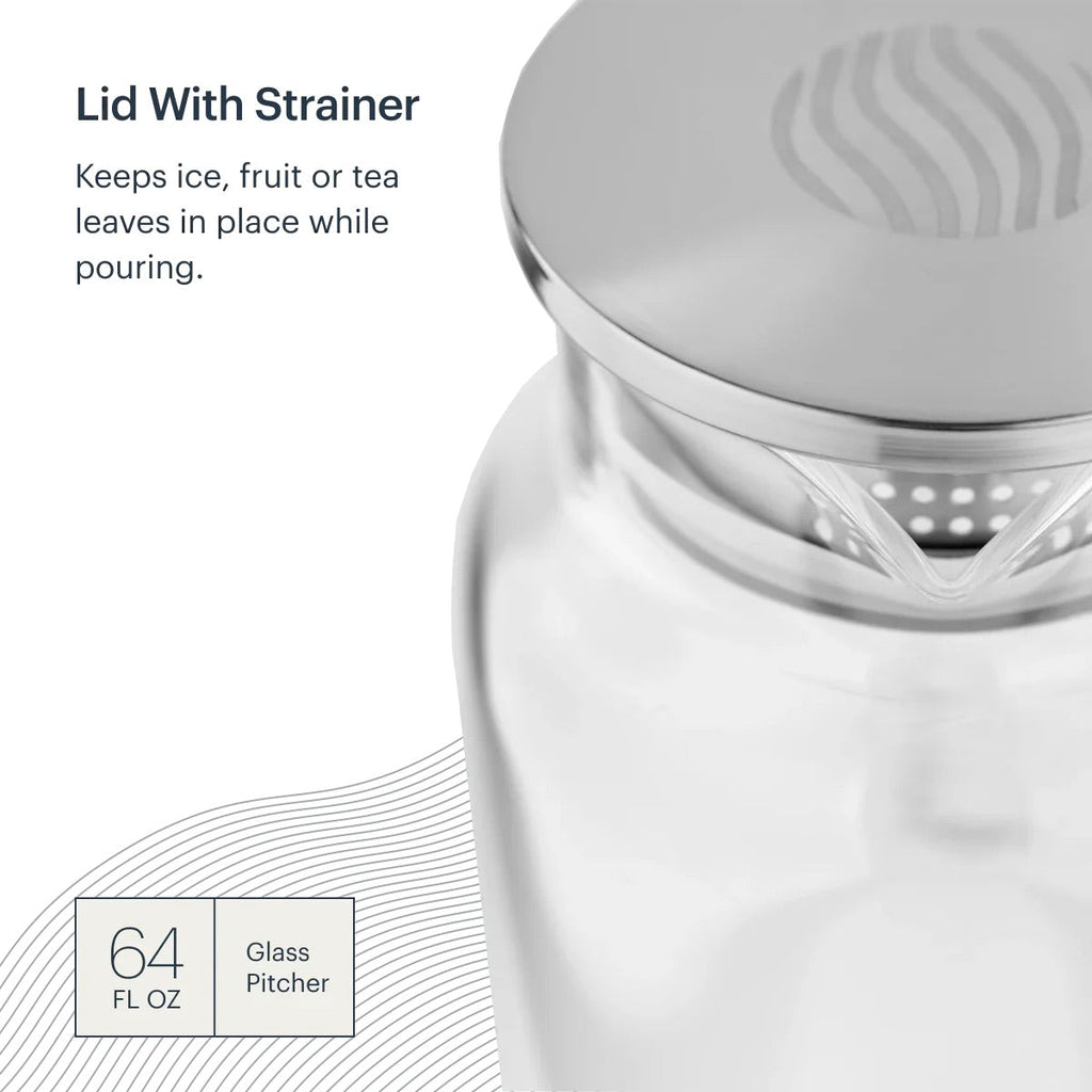 Glass Pitcher - 64 oz