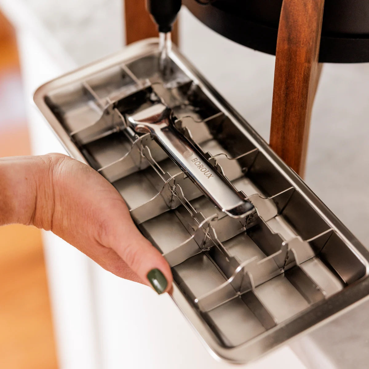 Ice Tray and Glass Water Bottles Bundle