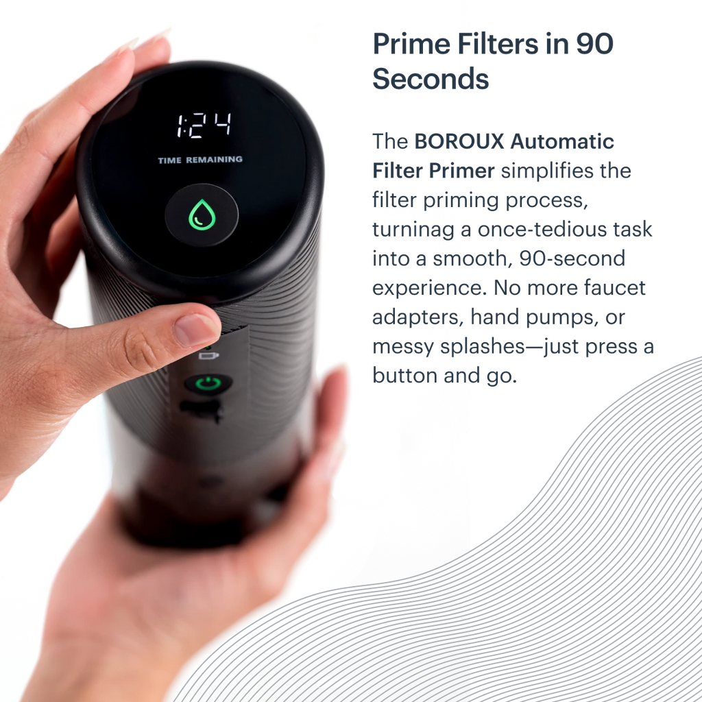 BOROUX® Automatic Filter Primer