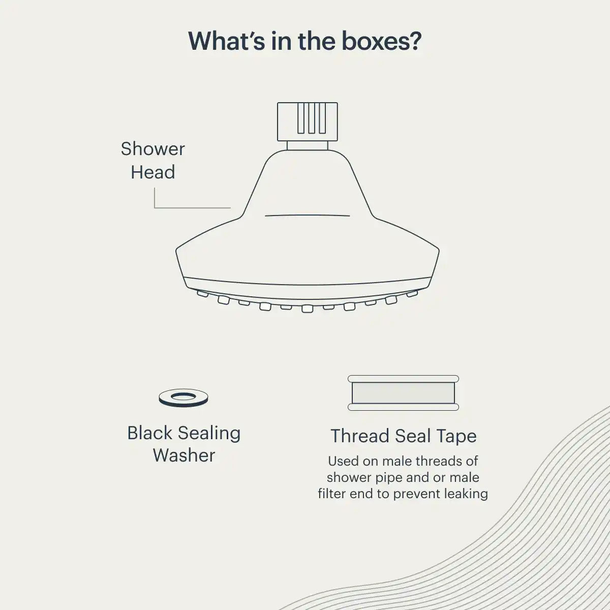 BOROUX Showerhead Add-On
