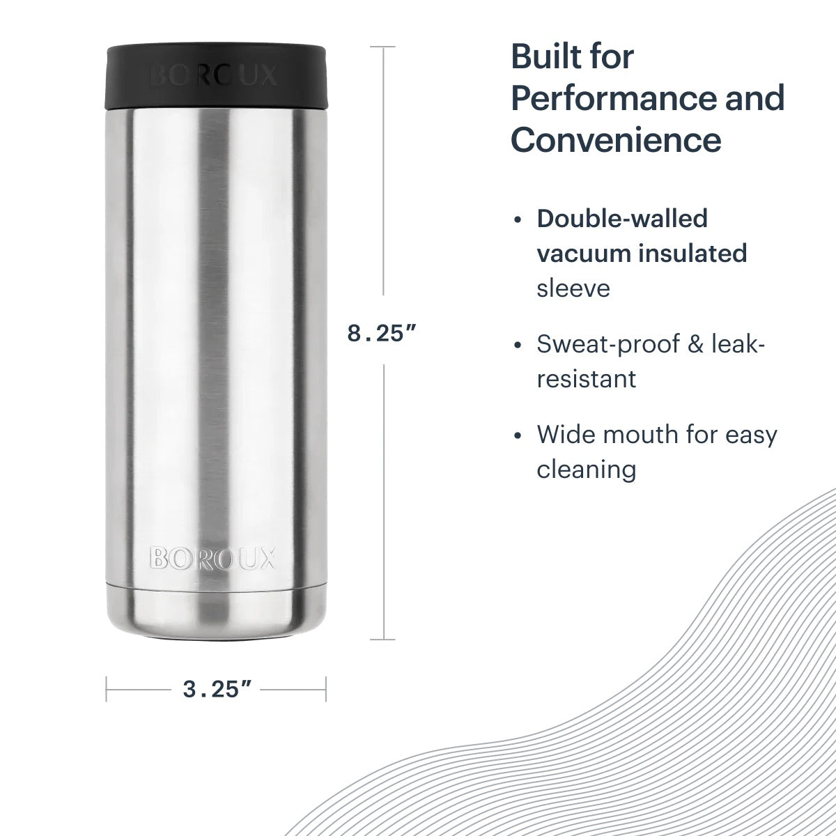Glass Water Bottle with Bottle Sleeve - 16 oz