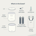 BOROUX Water Filter System (California Compliant)