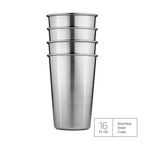 Stainless Steel Cups- 16 oz
