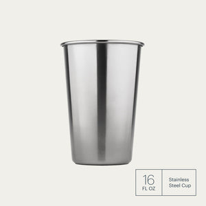 Stainless Steel Cups, Set of 4