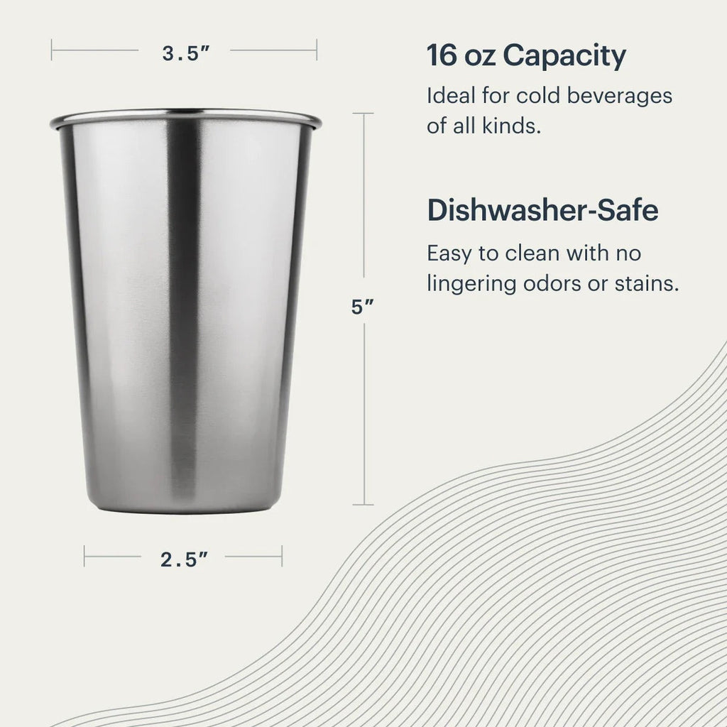 Stainless Steel Cups- 16 oz
