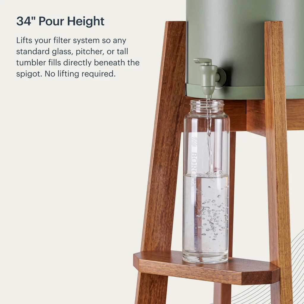 Teak Wood Floor Stand