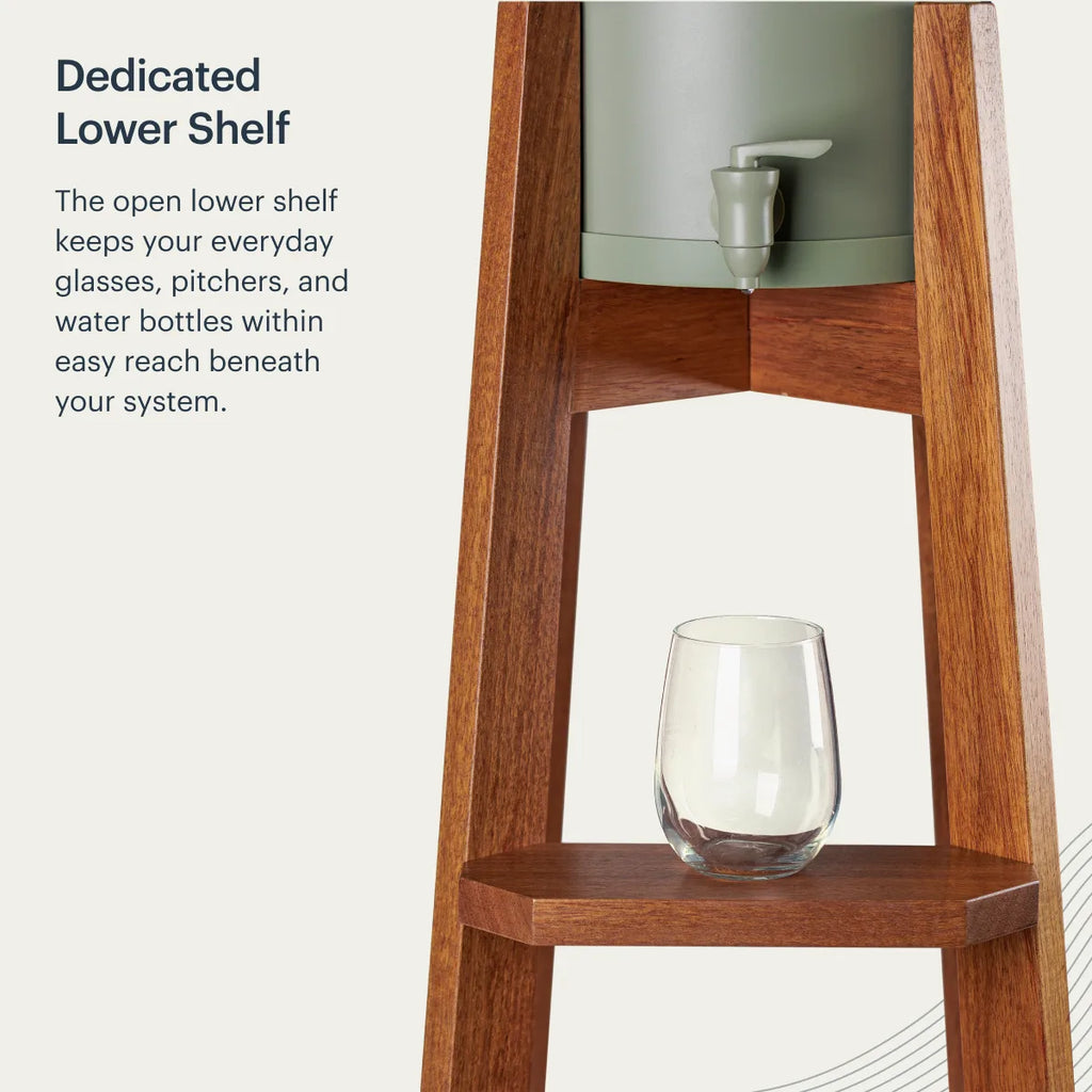 Teak Wood Floor Stand